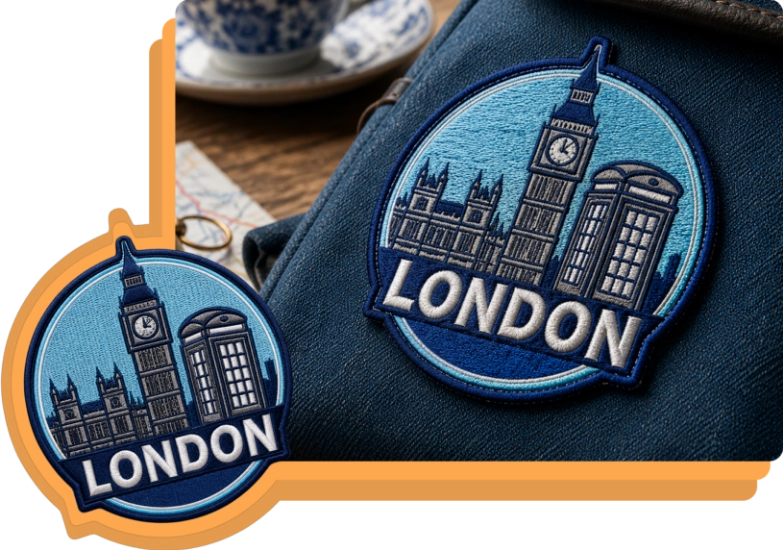 London Embroidery Patches