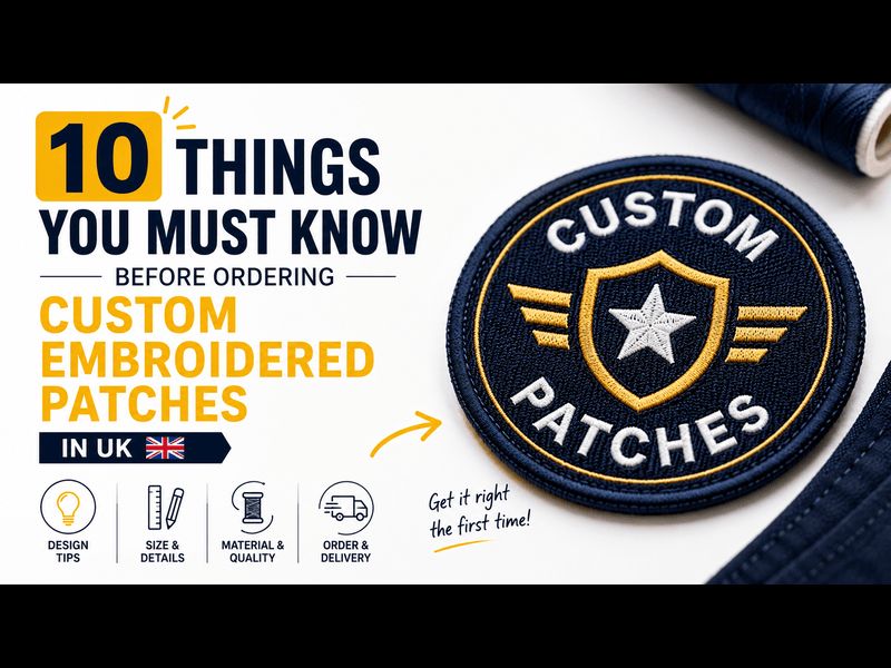 Custom Embroidered Patches In UK